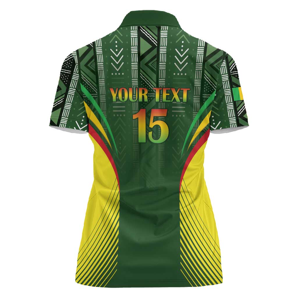 Mali Football Custom Women Polo Shirt Eagles Of Mali Rising LT15