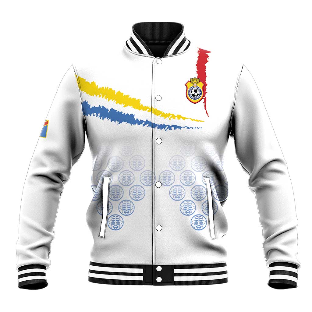 DR Congo Football Custom Baseball Jacket Leopards To The Top - African Pride