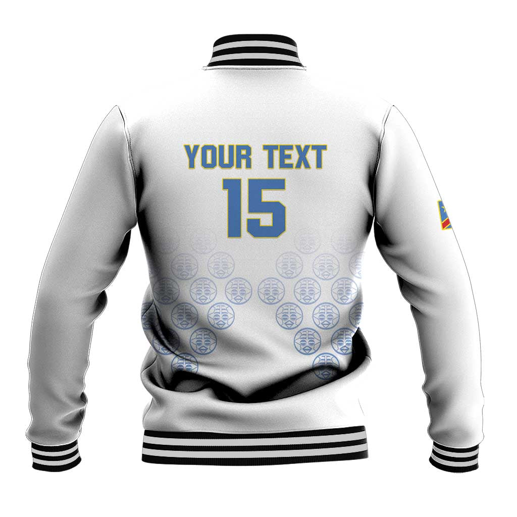 DR Congo Football Custom Baseball Jacket Leopards To The Top - African Pride