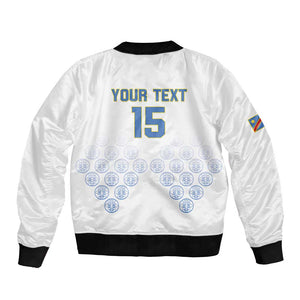 DR Congo Football Custom Bomber Jacket Leopards To The Top - African Pride