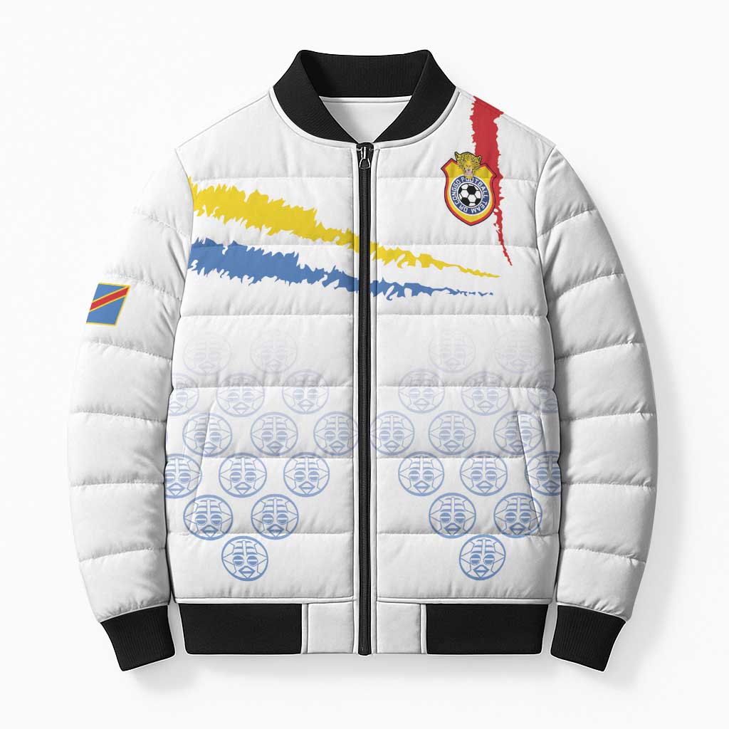 Custom DR Congo Football Bomber Puffer Jacket Road To Champions