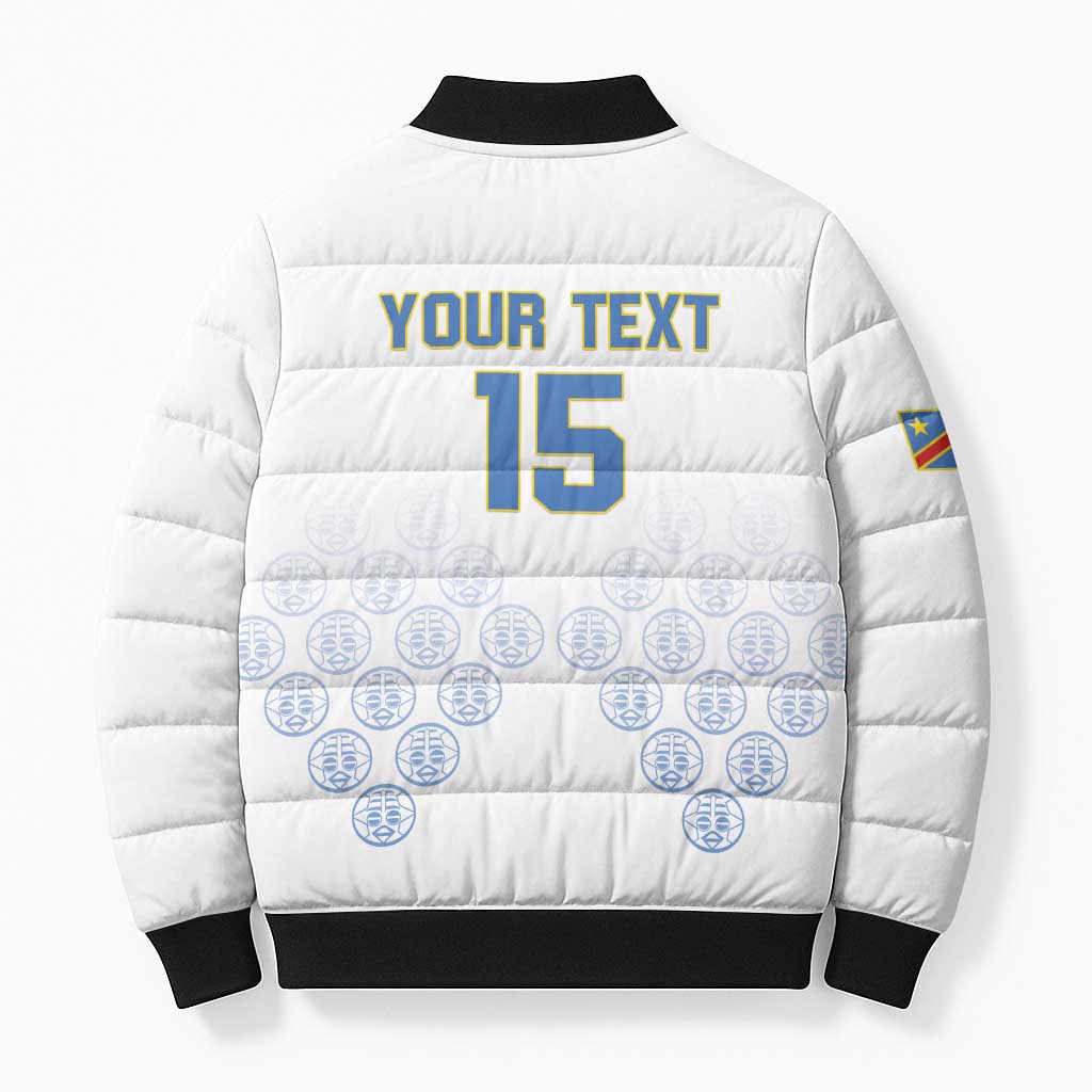 Custom DR Congo Football Bomber Puffer Jacket Road To Champions