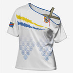 Custom DR Congo Football Cross Shoulder Shirt Road To Champions
