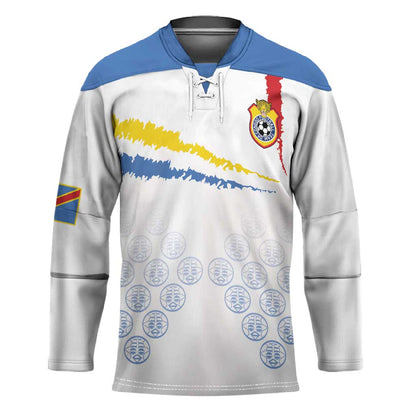 Custom DR Congo Football Hockey Jersey Road To Champions