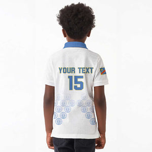 DR Congo Football Custom Kid Polo Shirt Leopards To The Top LT15