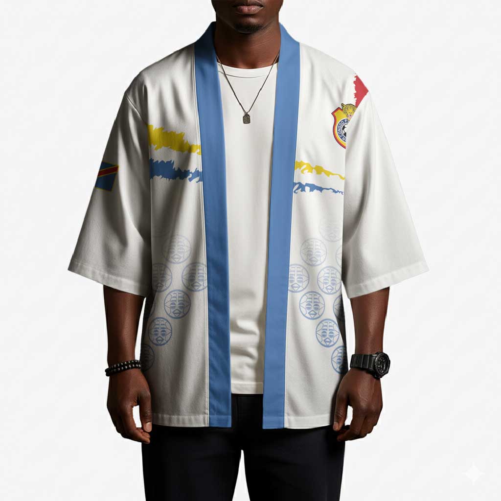 Custom DR Congo Football Kimono Road To Champions