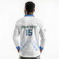 DR Congo Football Custom Long Sleeve Polo Shirt Leopards To The Top - African Pride