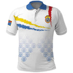 DR Congo Football Custom Polo Shirt Leopards To The Top LT15