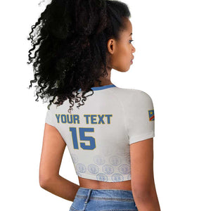 DR Congo Football Custom Raglan Cropped T shirt Leopards To The Top LT15