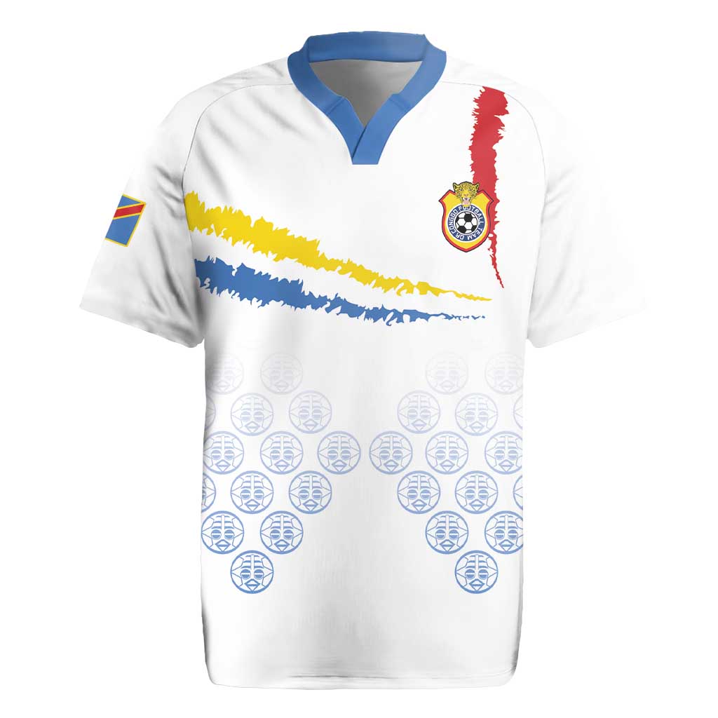 DR Congo Football Custom Rugby Jersey Leopards To The Top LT15