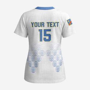 DR Congo Football Custom Scrub Top Leopards To The Top - African Pride