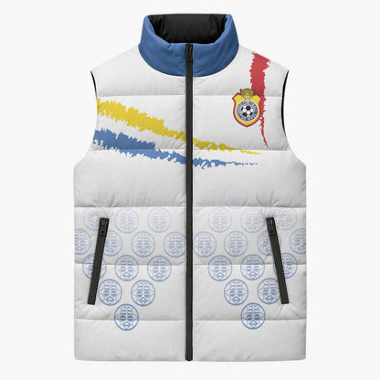 Custom DR Congo Football Sleeveless Puffer Jacket Road To Champions