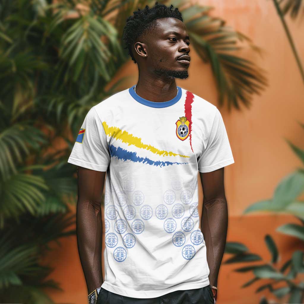 DR Congo Football Custom T shirt Leopards To The Top LT15