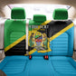 Personalised Afro Tanzania Back Car Seat Cover Happy Union Day
