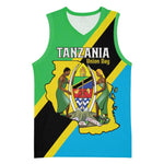 Personalised Afro Tanzania Basketball Jersey Happy Union Day LT15