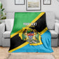 Personalised Afro Tanzania Blanket Happy Union Day