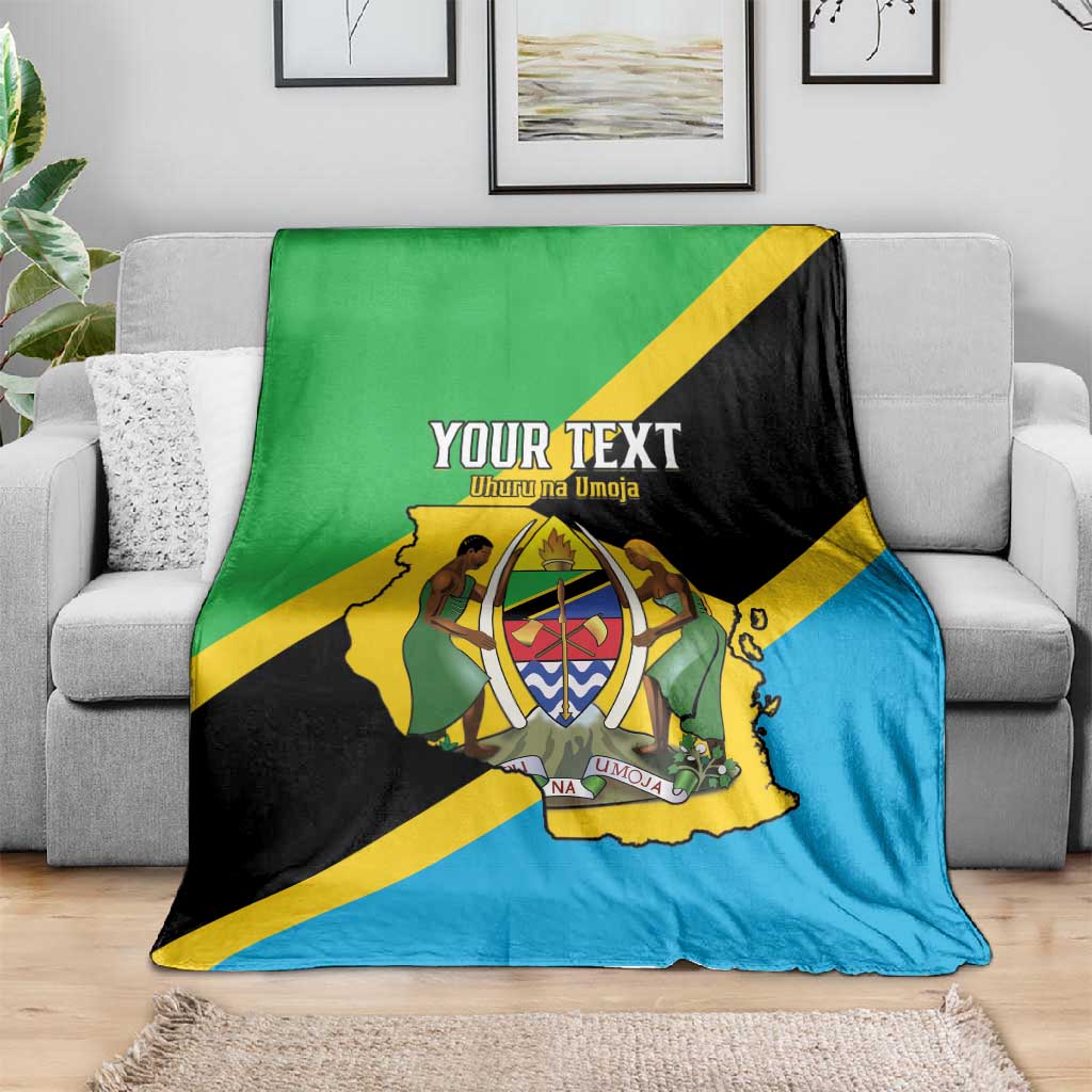 Personalised Afro Tanzania Blanket Happy Union Day