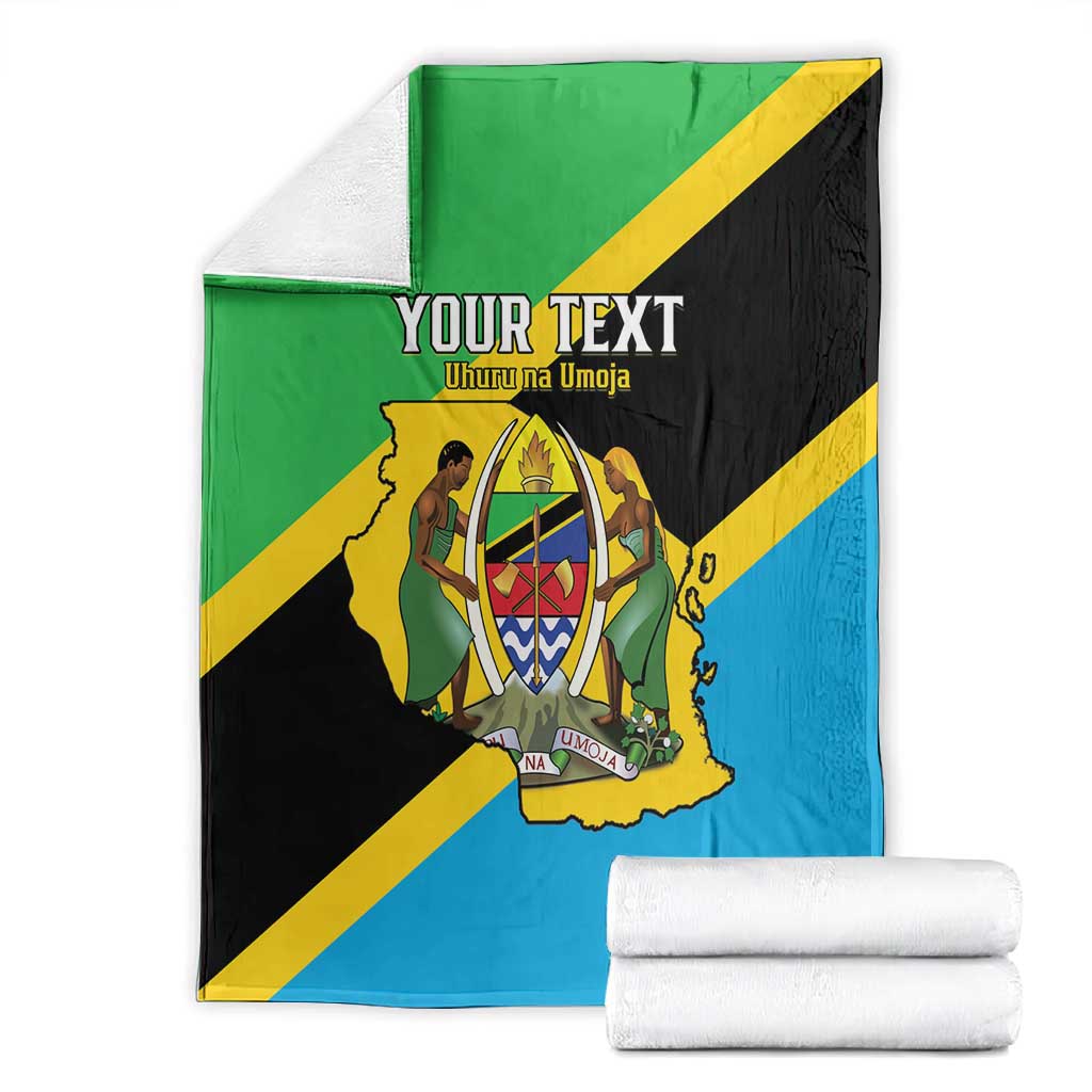 Personalised Afro Tanzania Blanket Happy Union Day