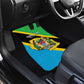 Personalised Afro Tanzania Car Mats Happy Union Day