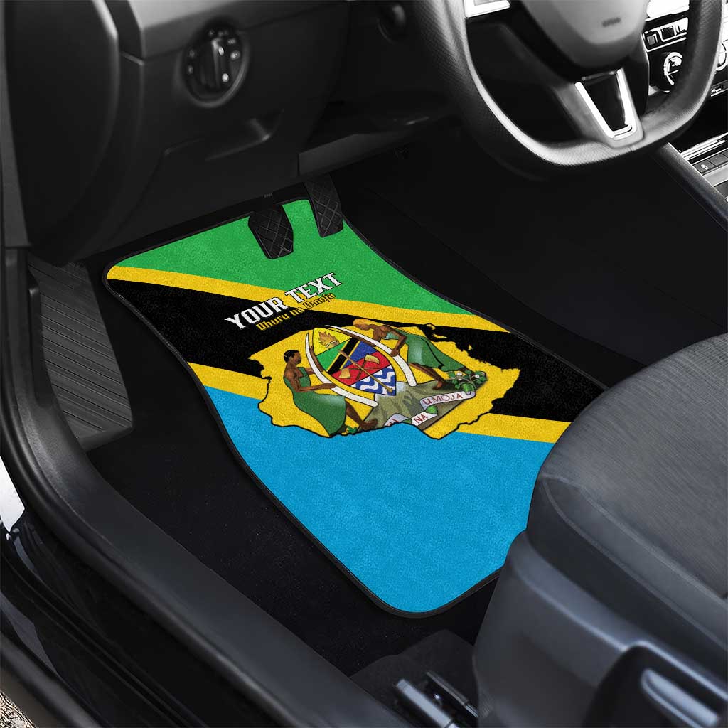 Personalised Afro Tanzania Car Mats Happy Union Day