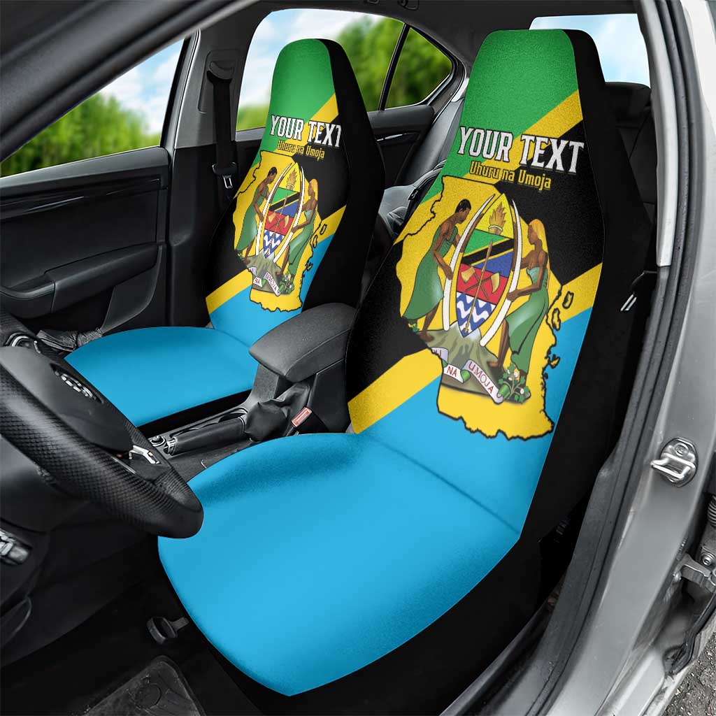 Personalised Afro Tanzania Car Seat Cover Happy Union Day