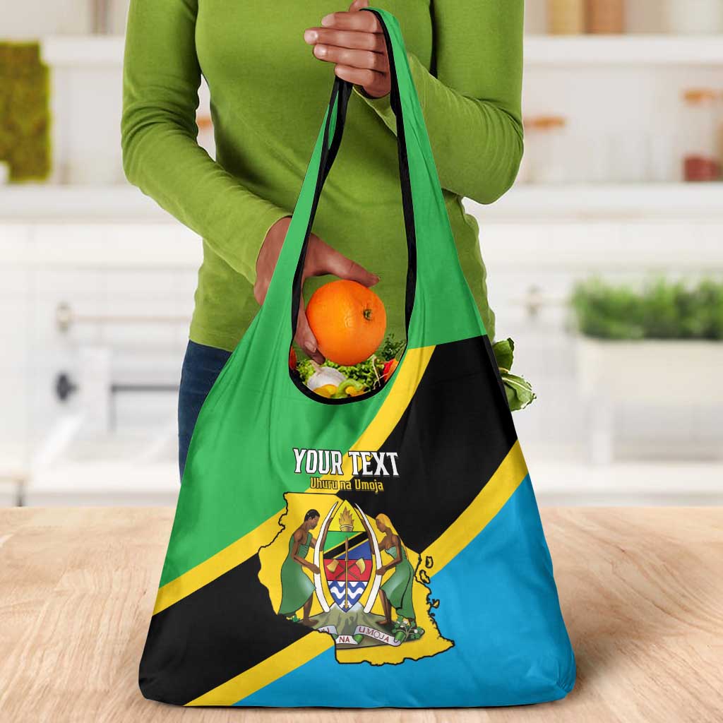 Personalised Afro Tanzania Grocery Bag Happy Union Day