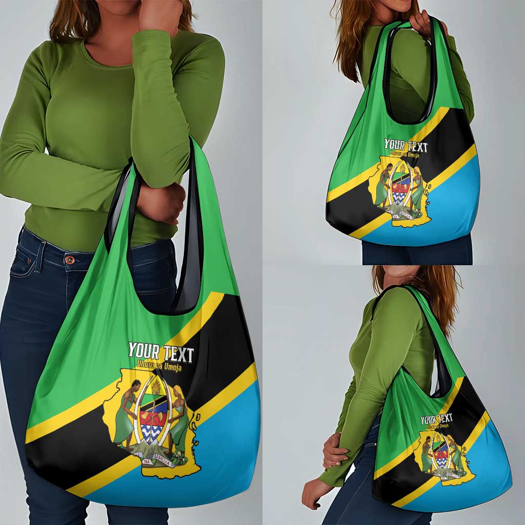 Personalised Afro Tanzania Grocery Bag Happy Union Day