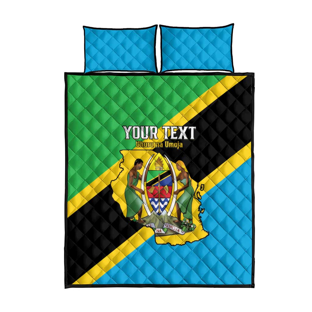 Personalised Afro Tanzania Quilt Bed Set Happy Union Day