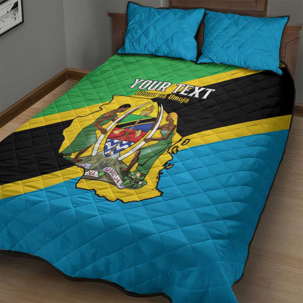 Personalised Afro Tanzania Quilt Bed Set Happy Union Day