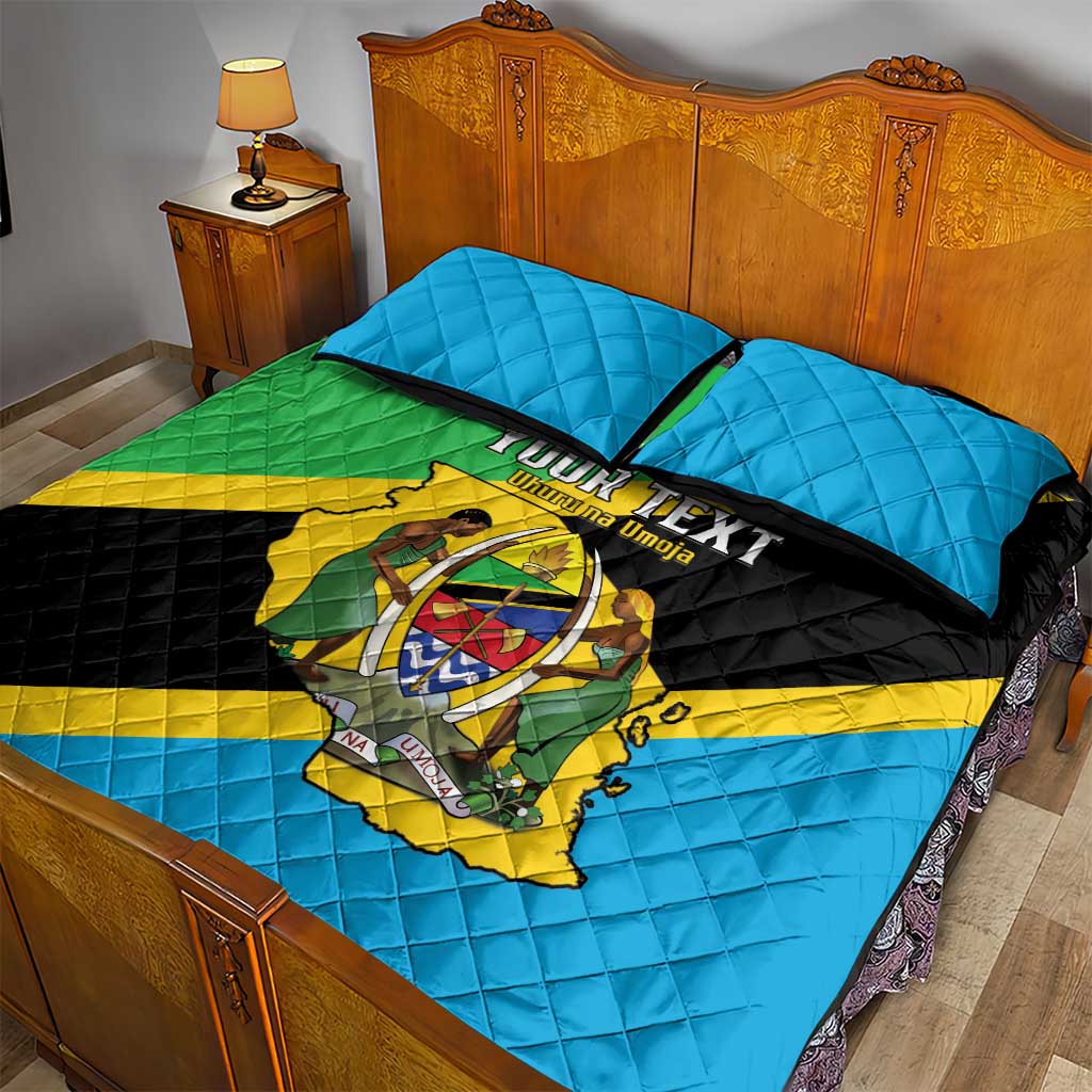Personalised Afro Tanzania Quilt Bed Set Happy Union Day