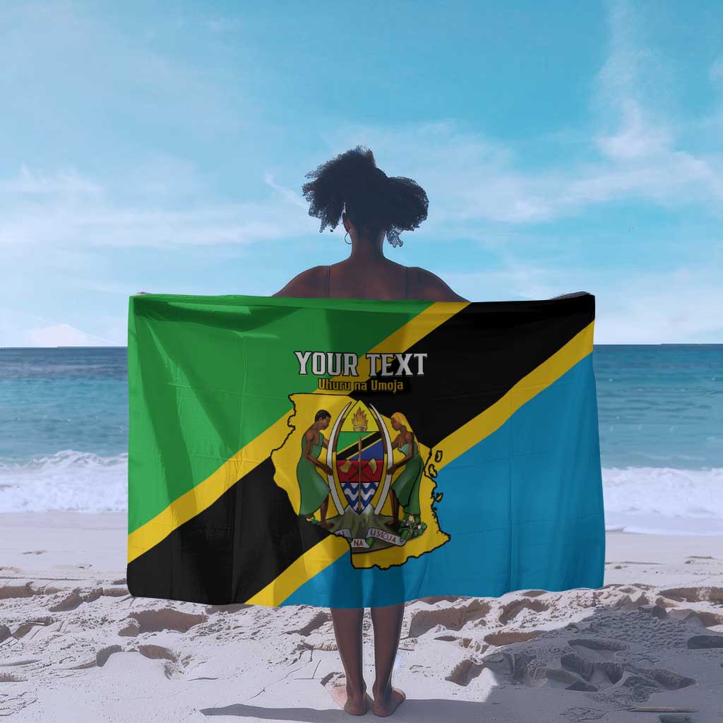 Personalised Afro Tanzania Sarong Happy Union Day