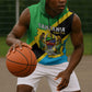 Personalised Afro Tanzania Sleeveless Hoodie Happy Union Day - African Pride