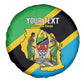 Personalised Afro Tanzania Spare Tire Cover Happy Union Day
