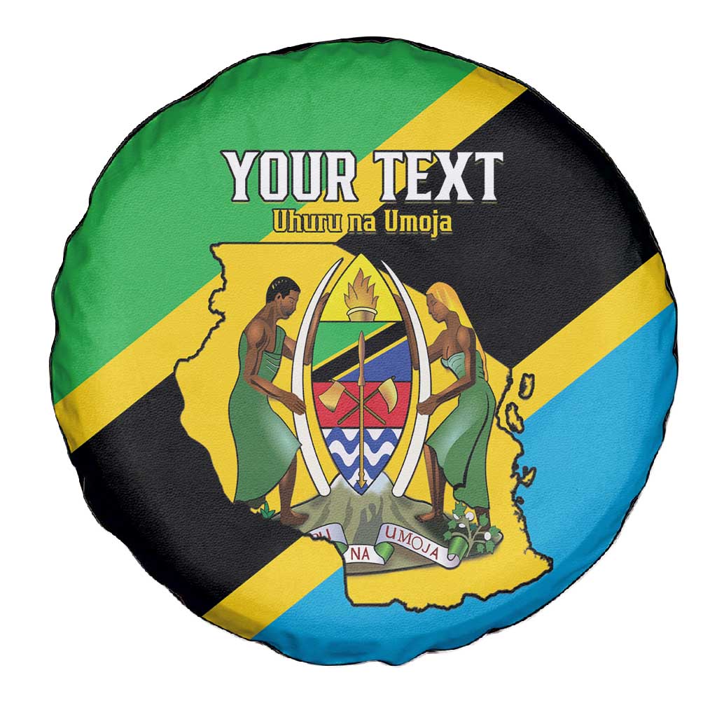 Personalised Afro Tanzania Spare Tire Cover Happy Union Day