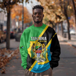 Personalised Afro Tanzania Sweatshirt Happy Union Day