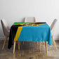 Personalised Afro Tanzania Tablecloth Happy Union Day
