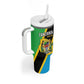 Personalised Afro Tanzania Tumbler With Handle Happy Union Day