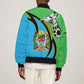 Afro Tanzania Giraffe Bomber Jacket Coat Of Arms Curve Style