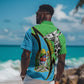 Afro Tanzania Giraffe Hawaiian Shirt Coat Of Arms Curve Style