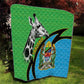 Afro Tanzania Giraffe Quilt Coat Of Arms Curve Style