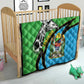 Afro Tanzania Giraffe Quilt Coat Of Arms Curve Style