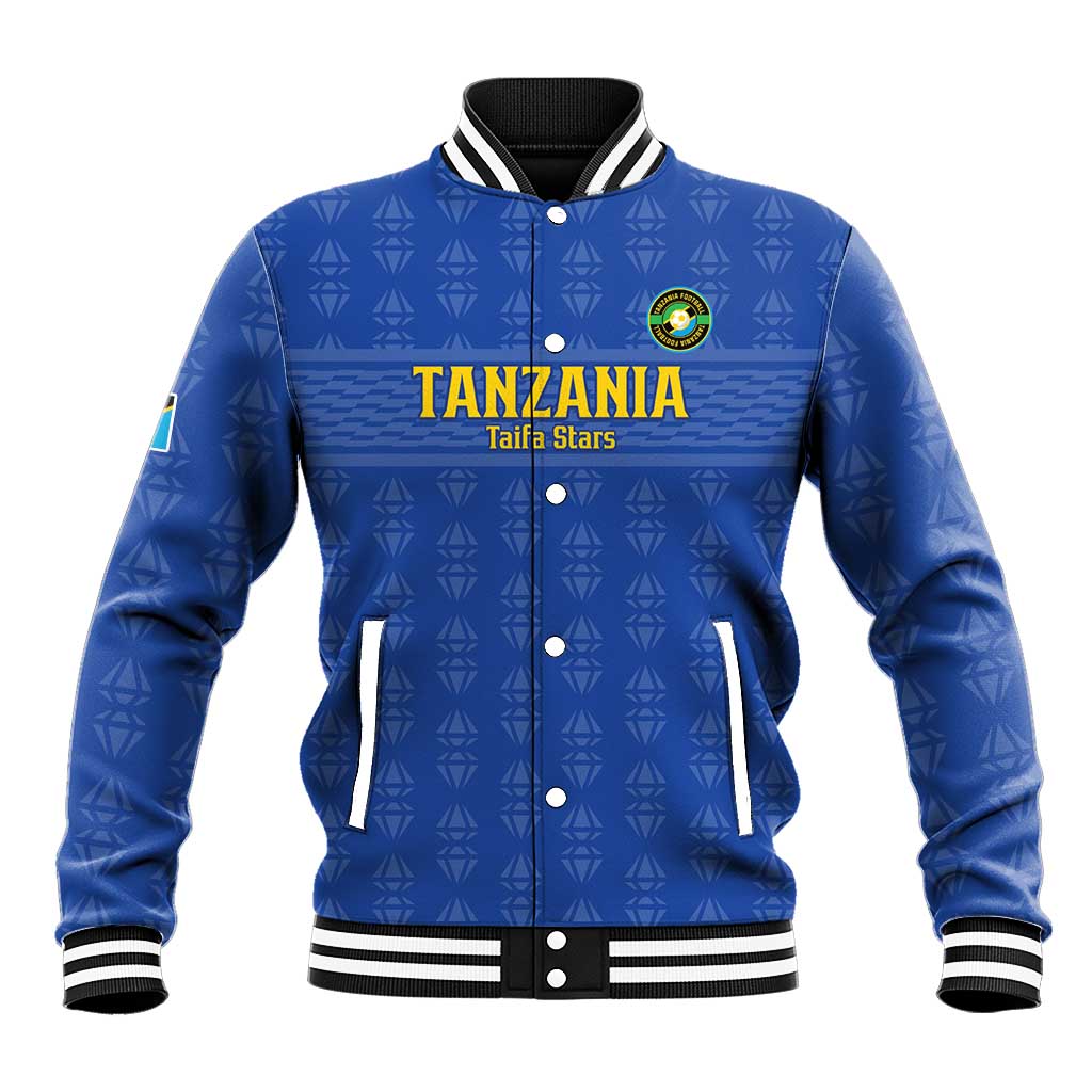 Custom Tanzania Football Baseball Jacket Taifa Stars Go Champions