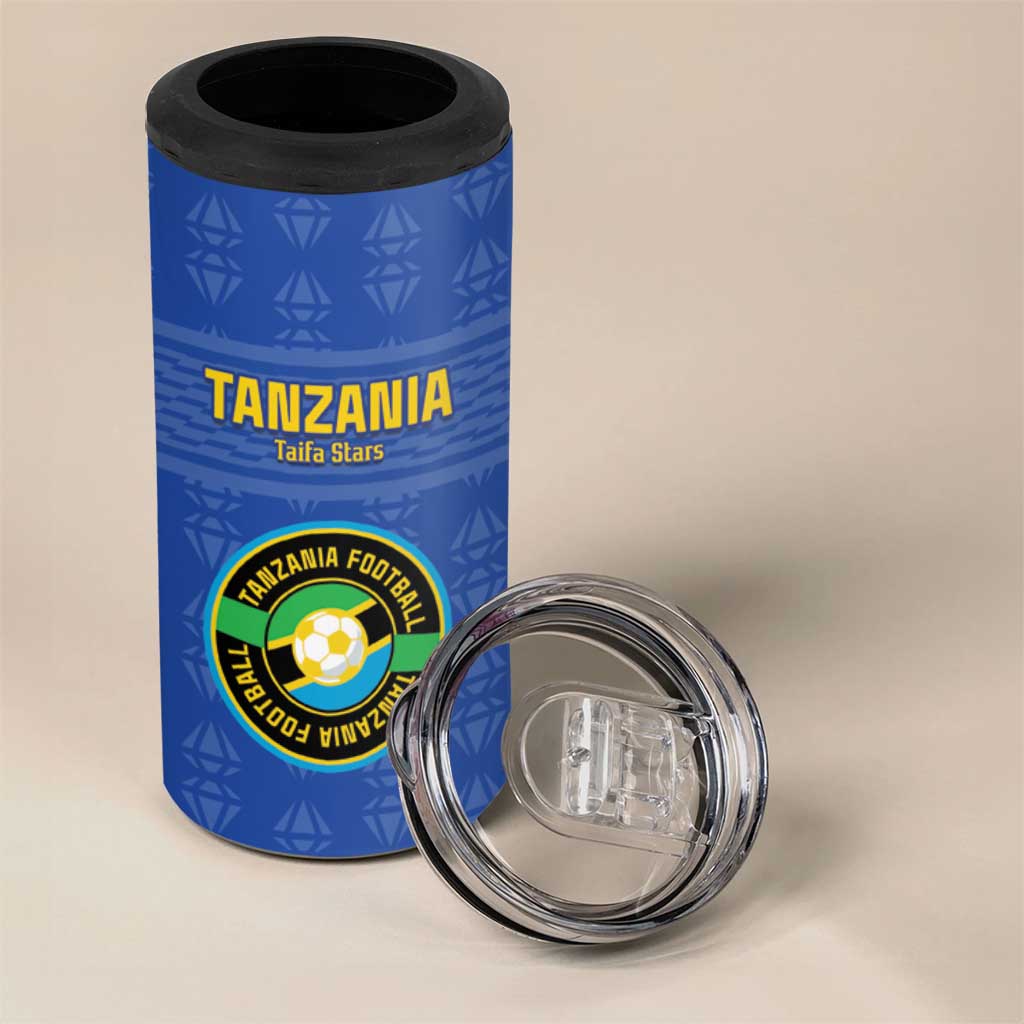 Custom Tanzania Football 4 in 1 Can Cooler Tumbler Taifa Stars Go Champions