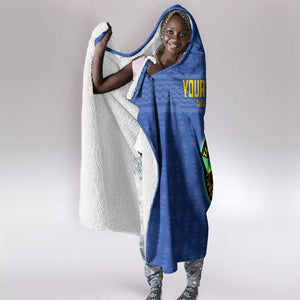 Custom Tanzania Football Hooded Blanket Taifa Stars Go Champions