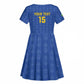 Custom Tanzania Football Kid Short Sleeve Dress Taifa Stars Go Champions