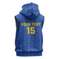 Custom Tanzania Football Sleeveless Zip Hoodie Taifa Stars Go Champions - African Pride