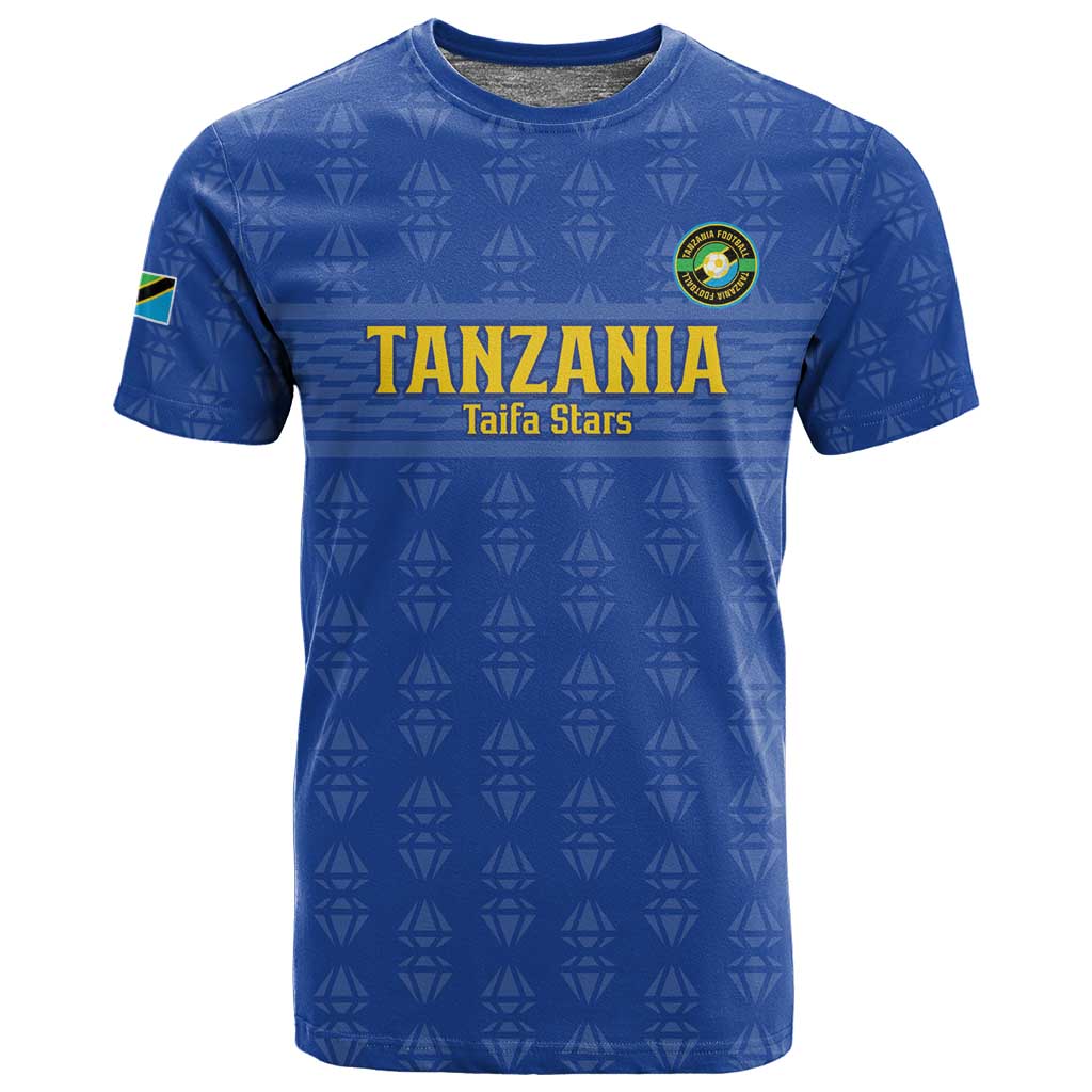 Custom Tanzania Football T shirt Taifa Stars Go Champions