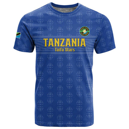 Custom Tanzania Football T shirt Taifa Stars Go Champions