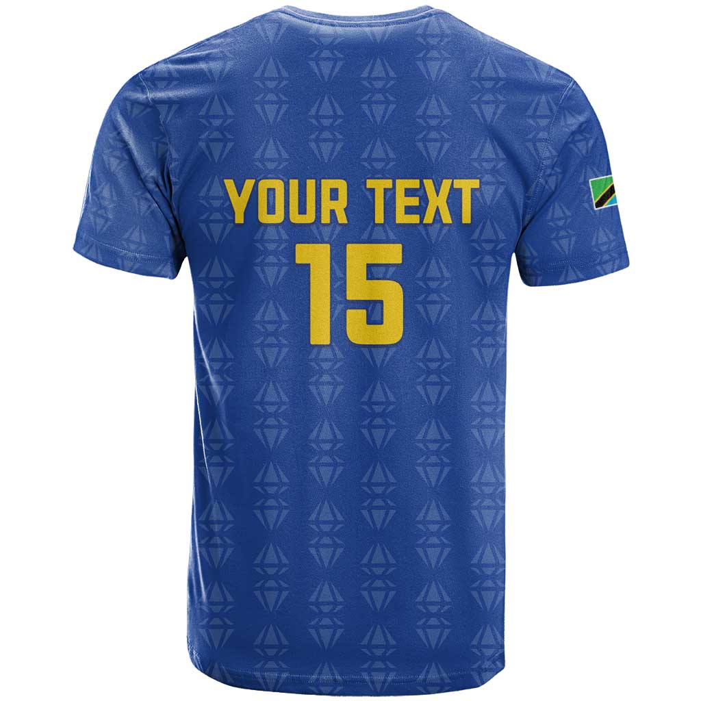 Custom Tanzania Football T shirt Taifa Stars Go Champions