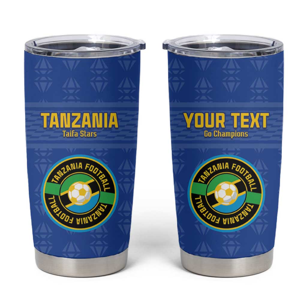 Custom Tanzania Football Tumbler Cup Taifa Stars Go Champions